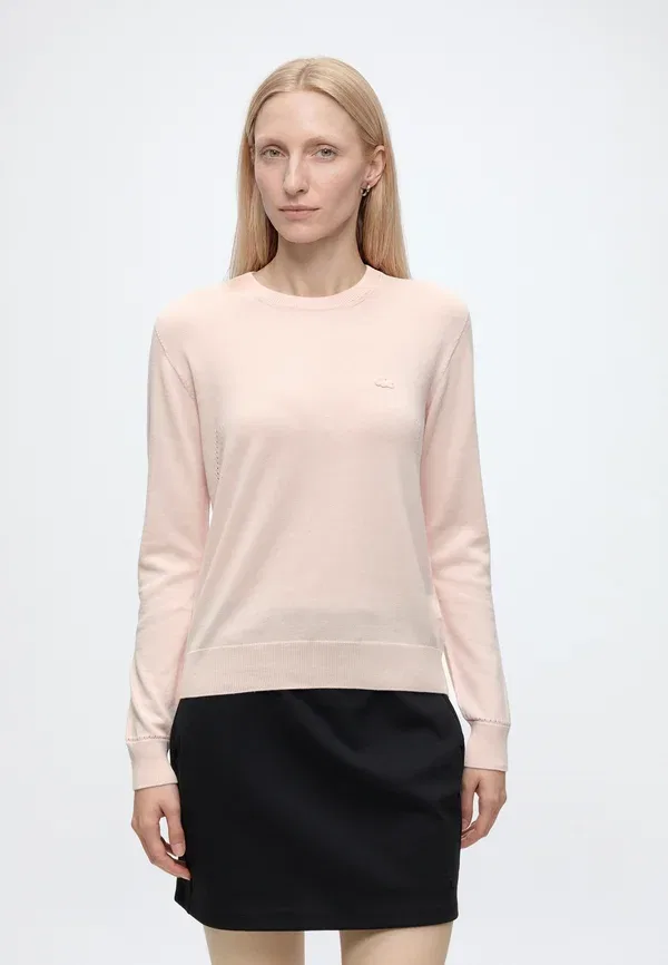 Джемпер Lacoste Классический, однотонный, синий