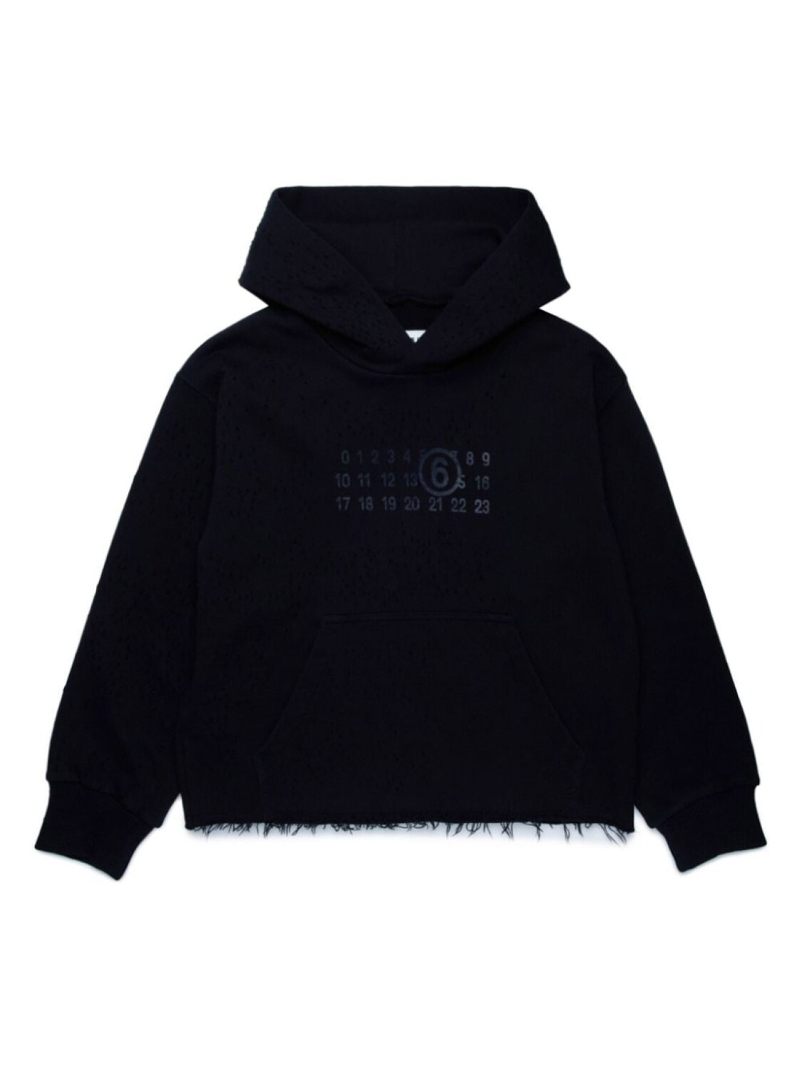 

MM6 Maison Margiela Kids худи с принтом, черный