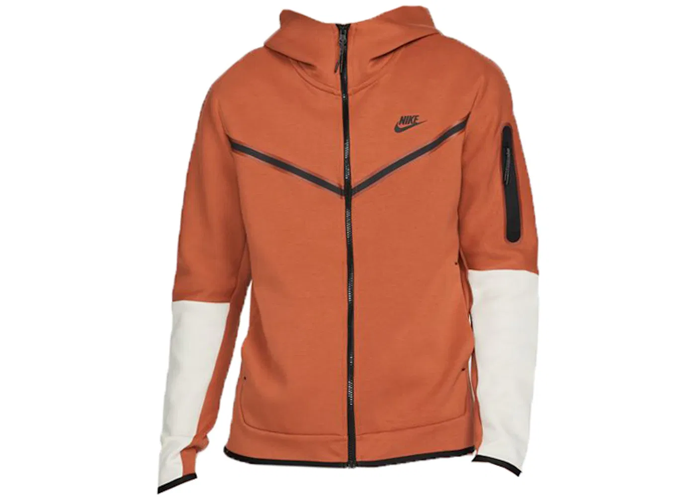 Мужская куртка Tech Fleece Nike, Burnt Sunrise/Light Bone/Black