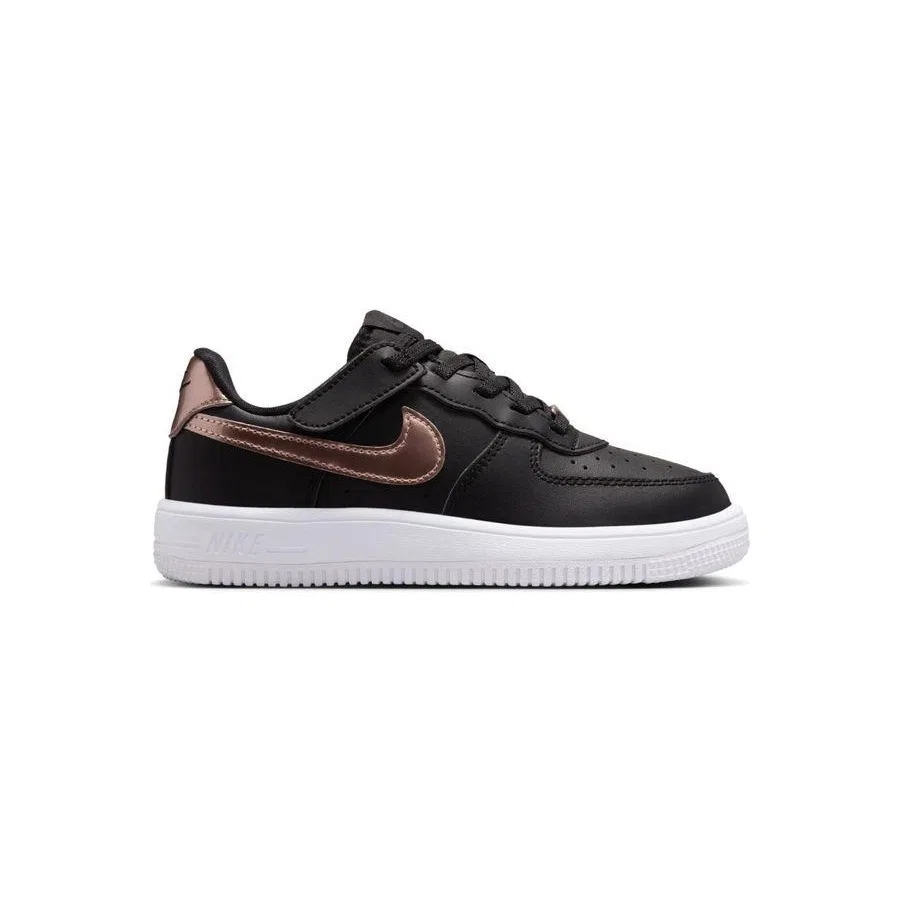 Детские кроссовки с липучками Force 1 Low EasyOn SE PS Nike, Черный — фото 4