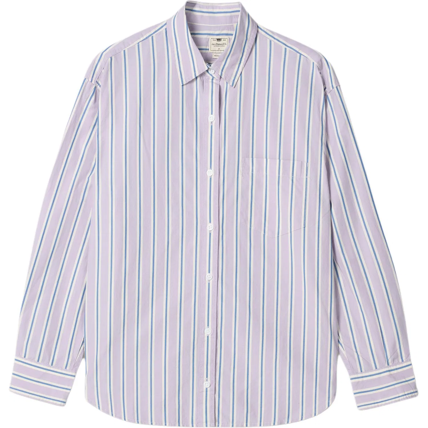 Женская рубашка с отложным воротником Light Purple Levis