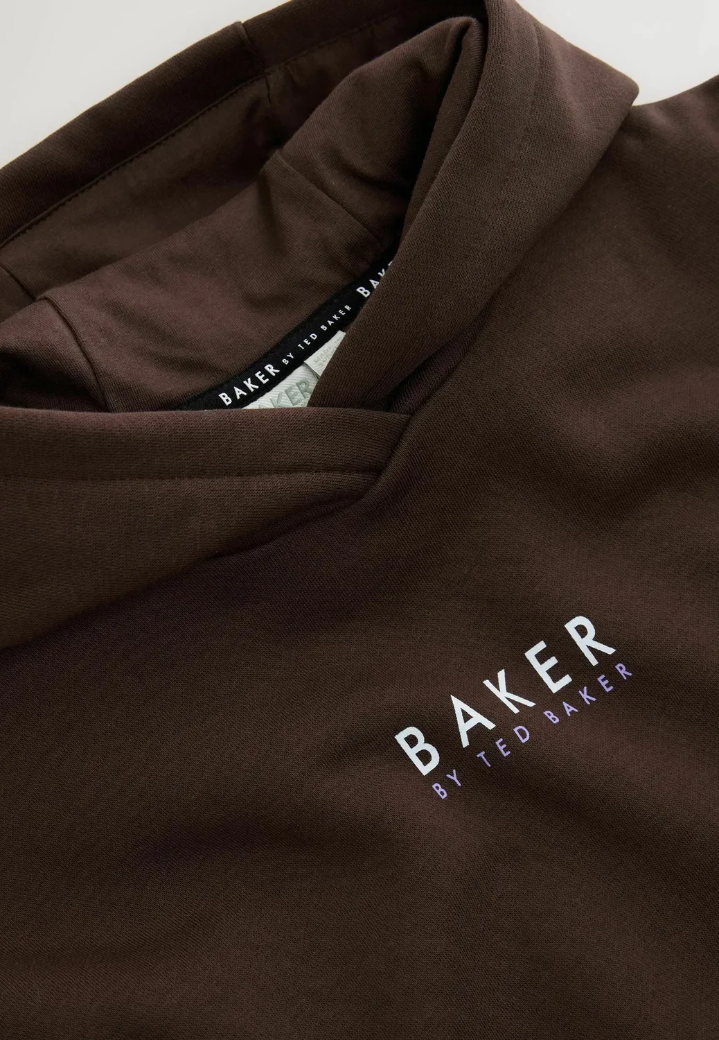Толстовка с принтом оверсайз - худи Baker By Ted Baker, Brown — фото 3