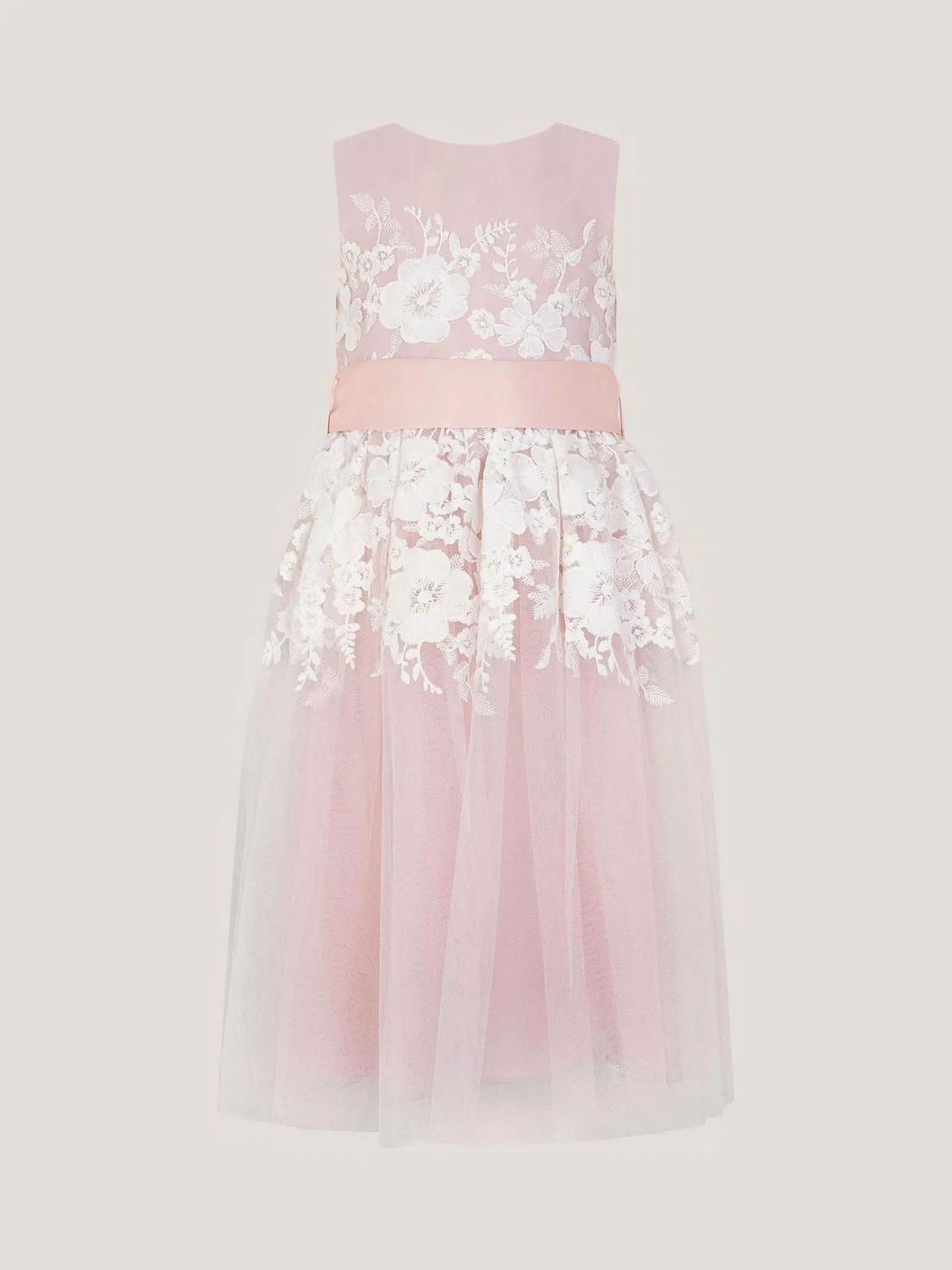 Платье с цветочной вышивкой Felicity Monsoon, Pale Pink