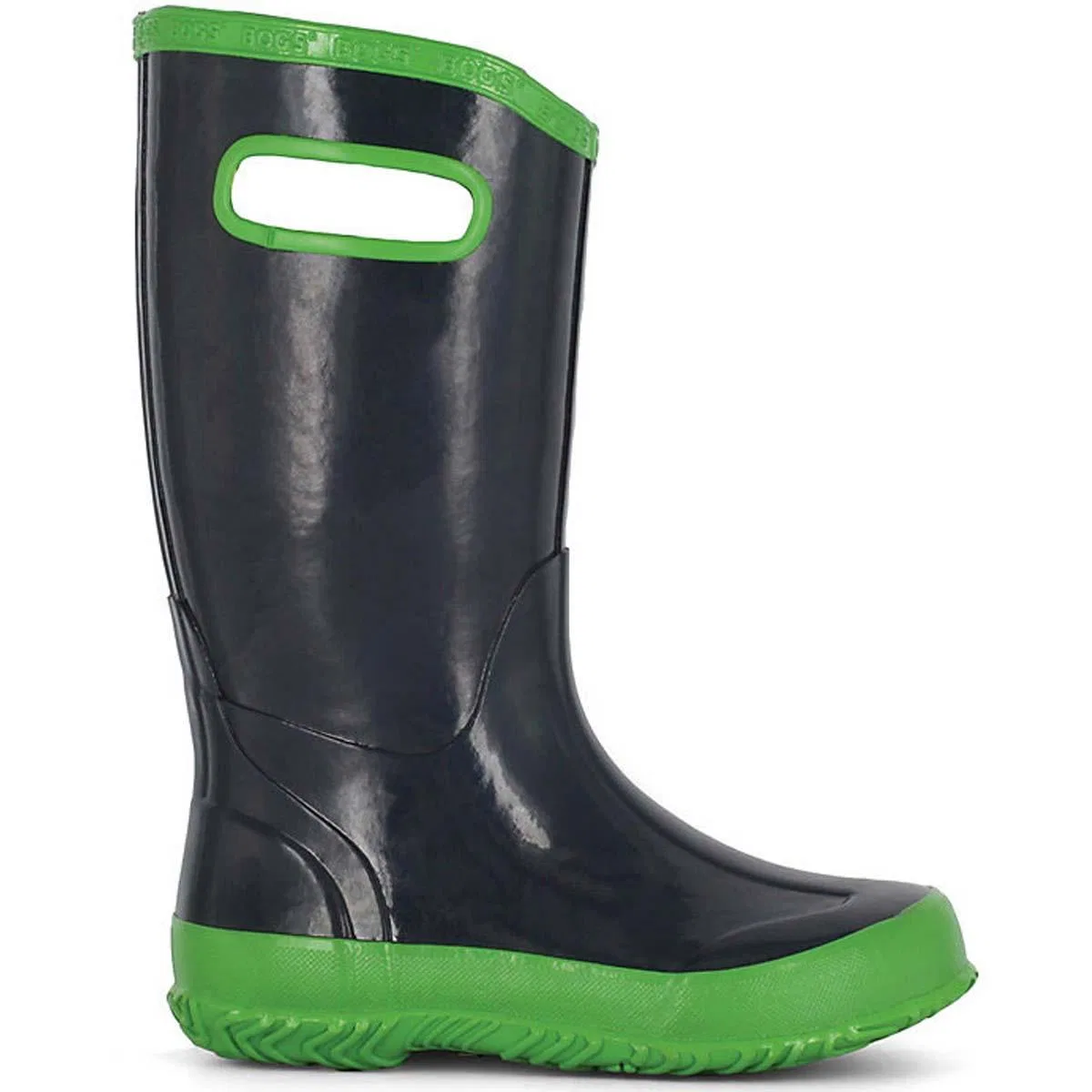 Детские зимние ботинки из резины Bogs Rainboot Solid Boot Navy