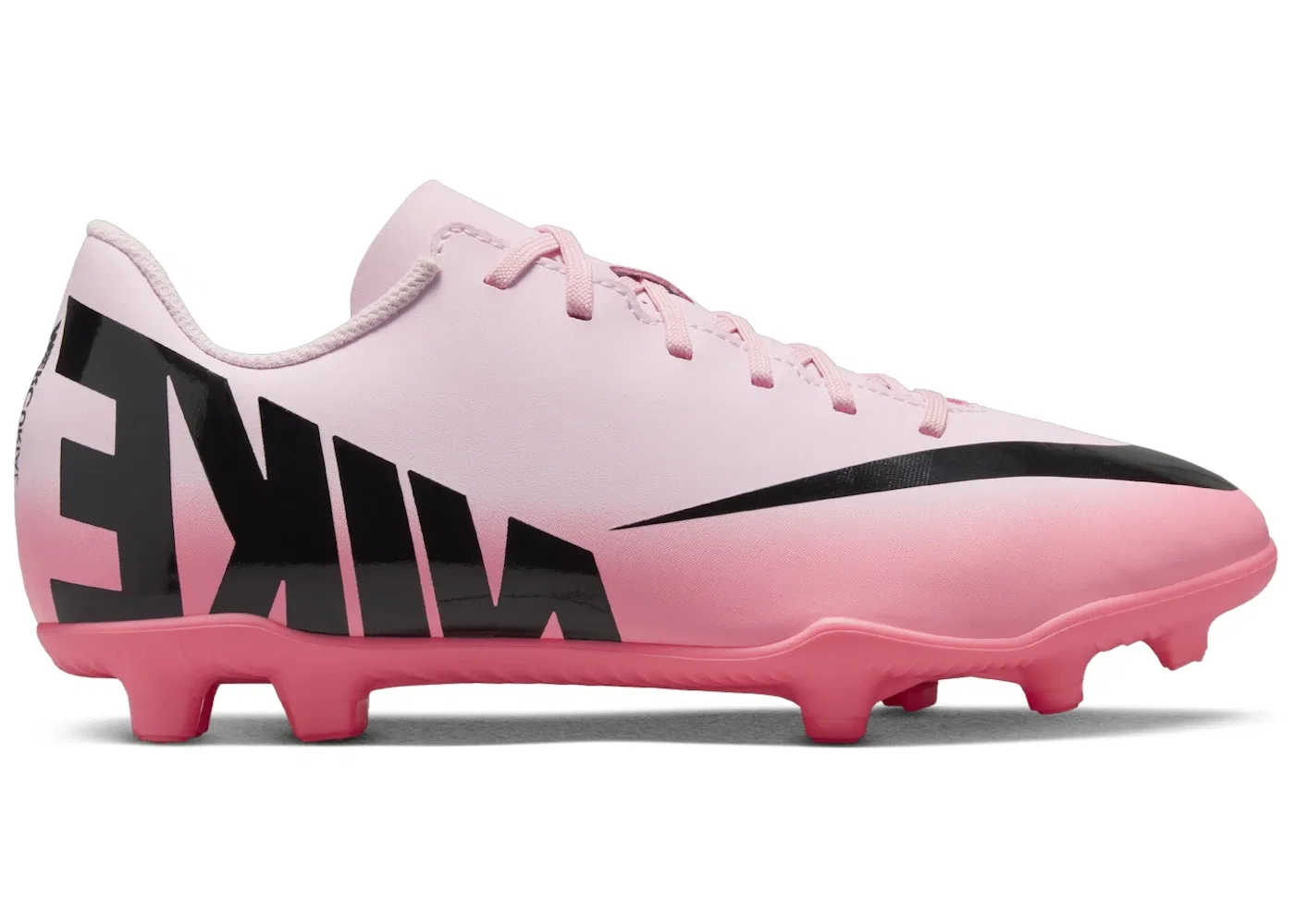 Детские бутсы Nike Mercurial Vapor 15 Club MG, Pink Foam Black