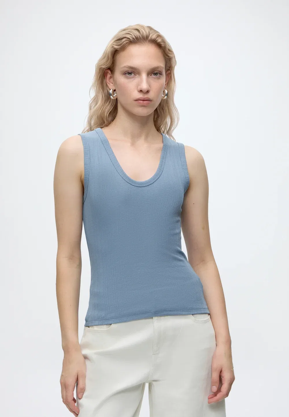Роскошная майка Gap, Classic Jasper Blue