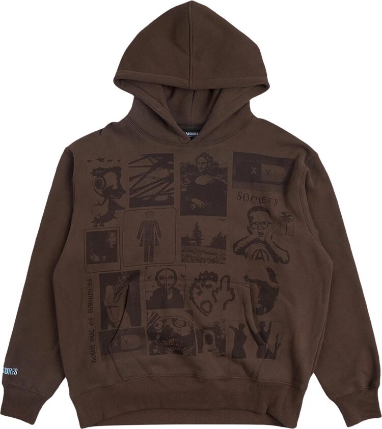 

Худи Pleasures Choices Hoodie Brown, коричневый