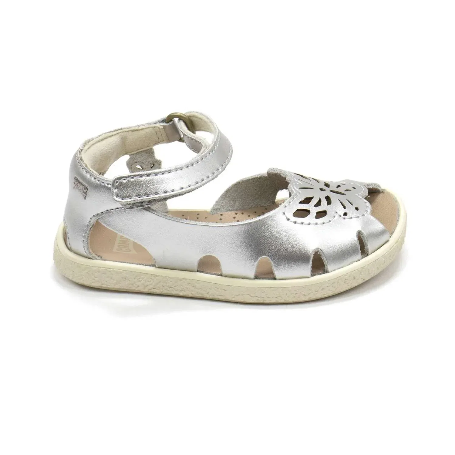 Детские сандалии с застежкой Toddler Twins Sandals Camper, Silver