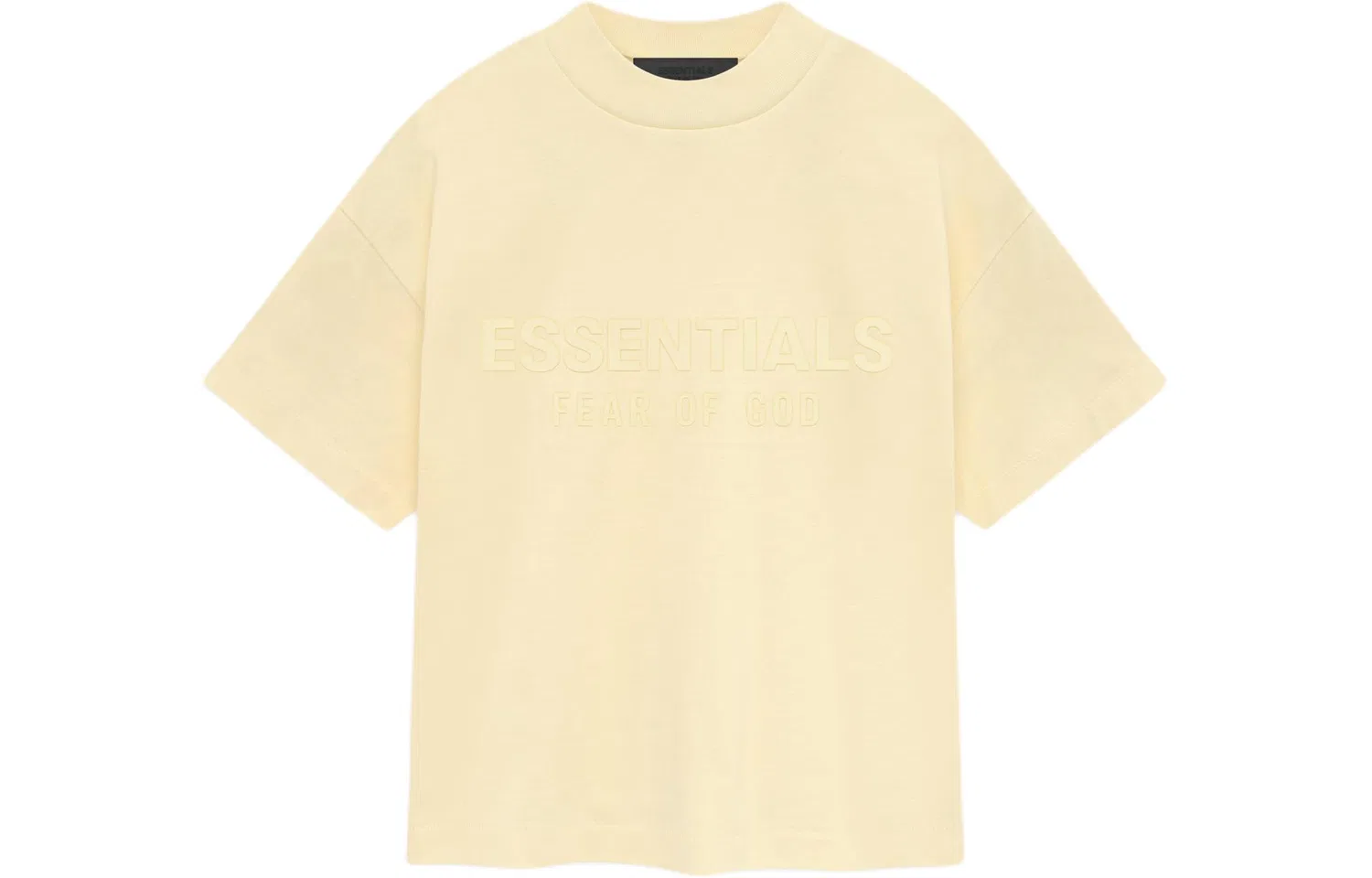 Детская футболка с коротким рукавом Fear Of God Essentials, Garden Yellow