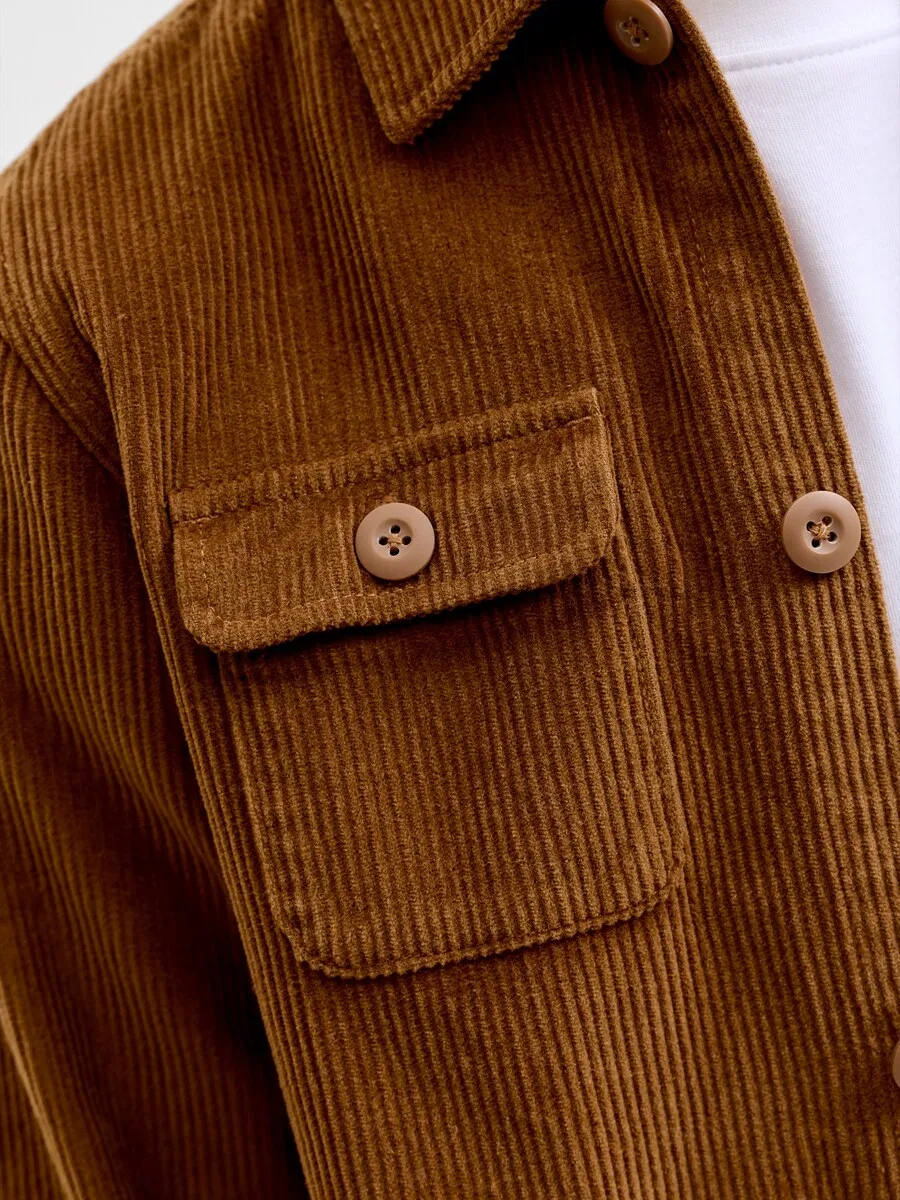 Детская рубашка Jack & Jones Junior стандартного кроя на пуговицах, цвет 'EREGENT', карамельный — фото 3