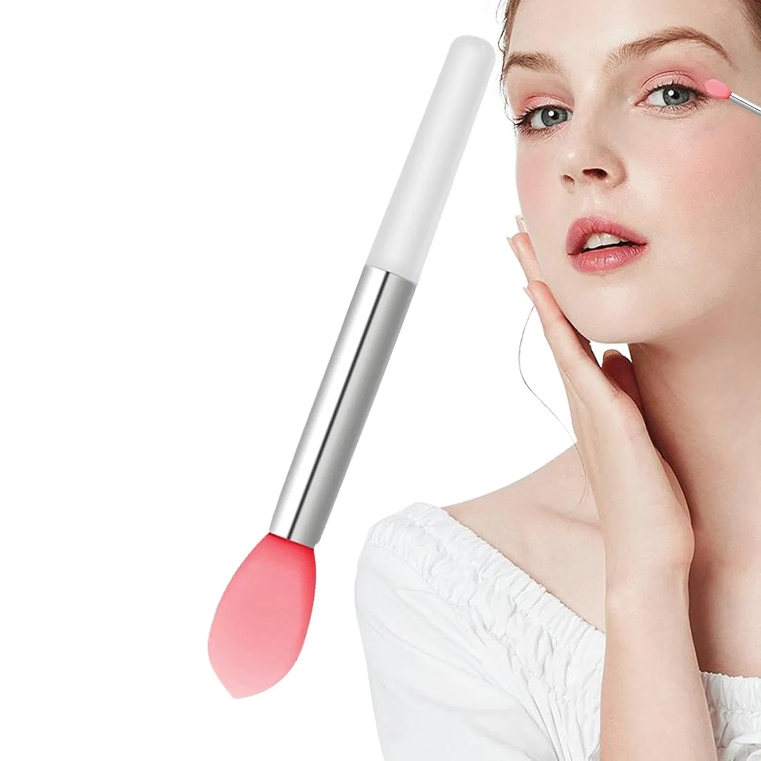 Лип кисть, Silicone Lip Brush, Red Generisch