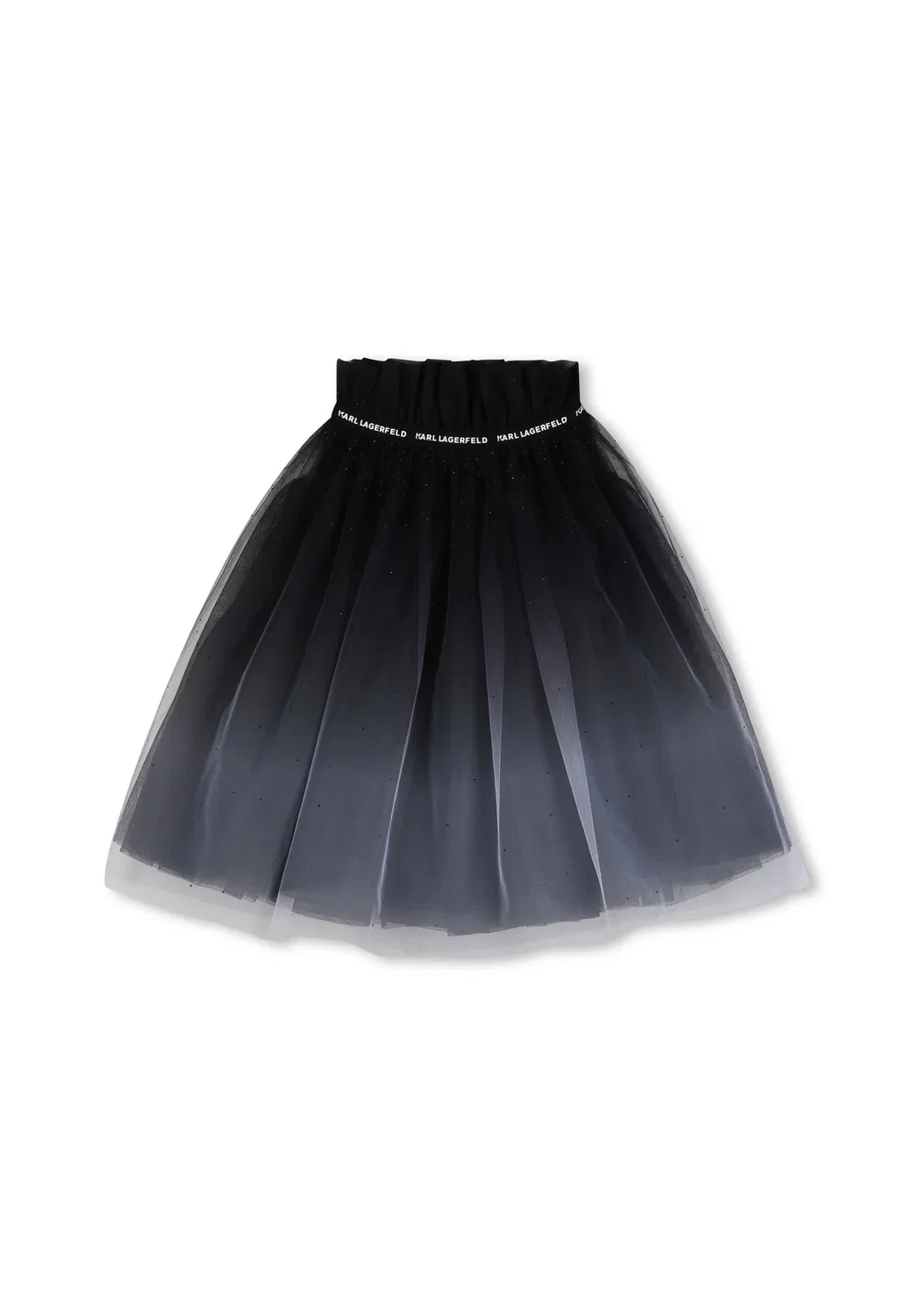 Юбка - юбка А-силуэта Karl Lagerfeld Kids, White Black — фото 2