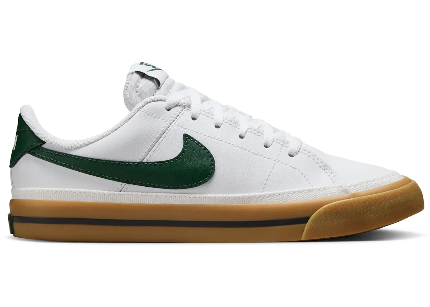 Детские кроссовки Lifestyle Nike Court Legacy, White/Gum Light Brown/Anthracite/Fir