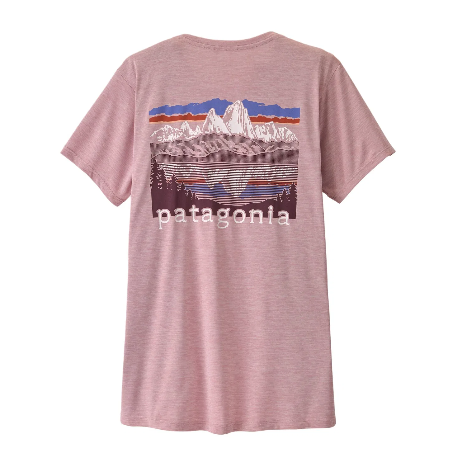 Женская футболка с круглым вырезом Capilene Light Cashmere Purple/FZMX Patagonia