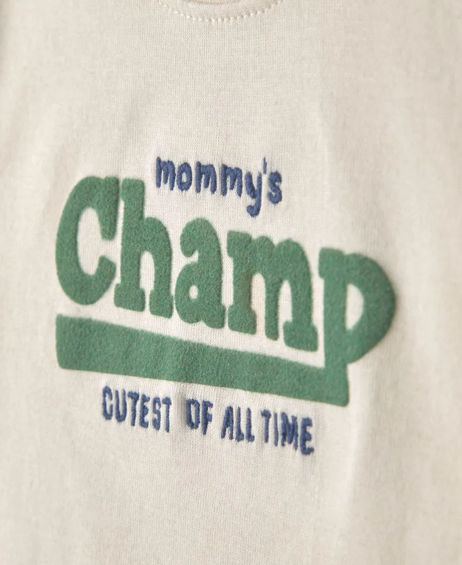 Комплект из боди и брюк Mommy's Champ Pennant Carter's, Cream/Navy — фото 4