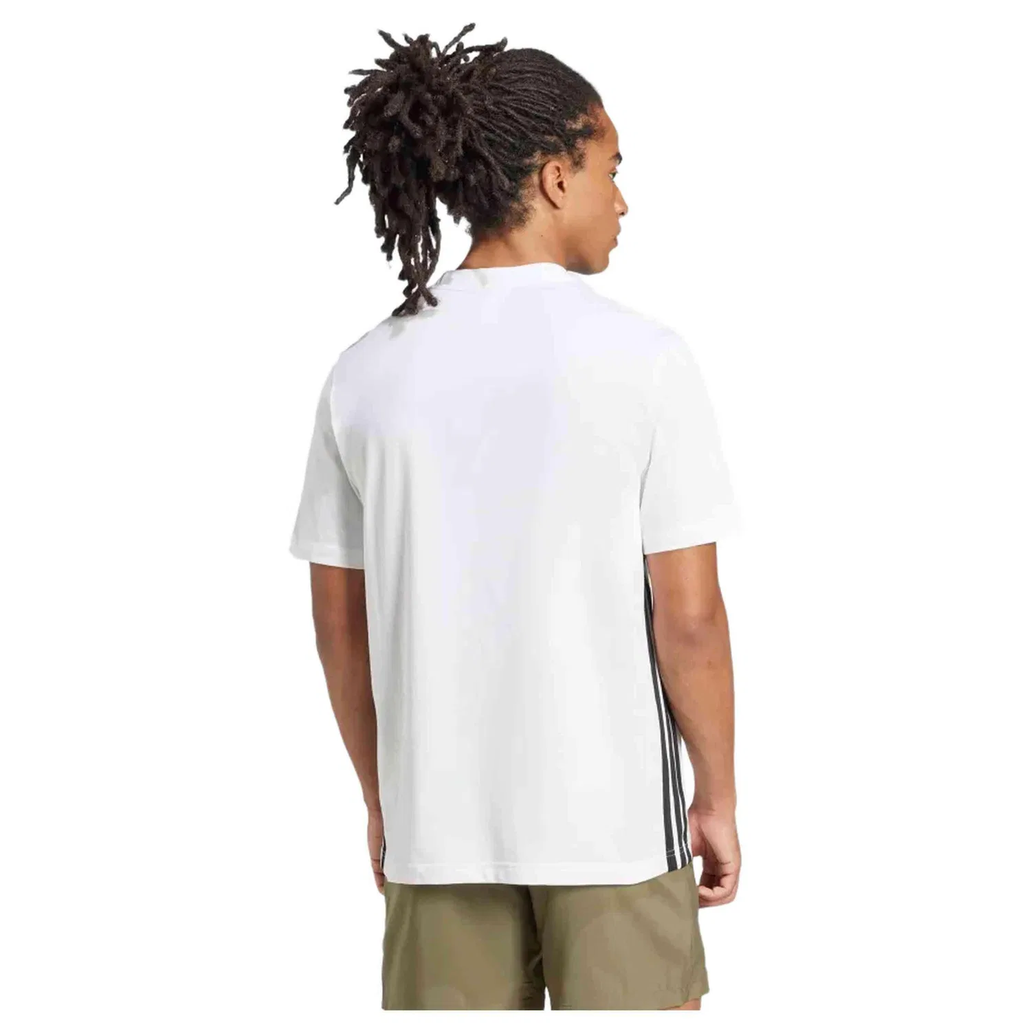 Мужская футболка с коротким рукавом 3S Single Jersey Tee Adidas, Weiss — фото 2
