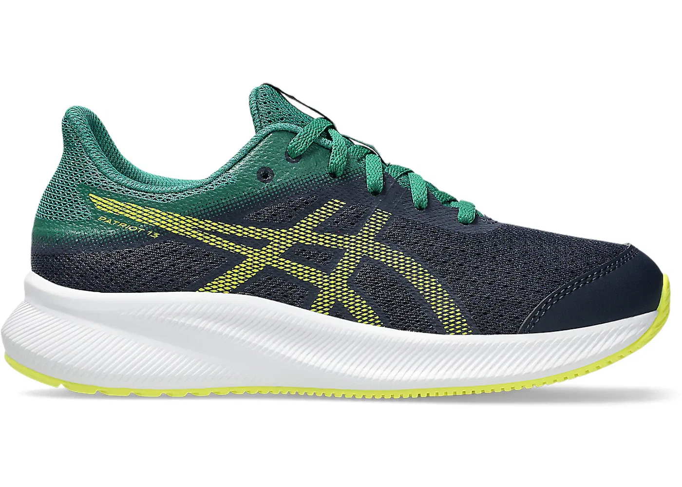 Детские кроссовки для бега ASICS Patriot 13, Midnight/Citron