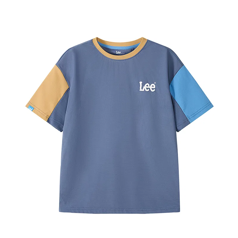 Детская футболка с круглым вырезом Lee, Navy Blue