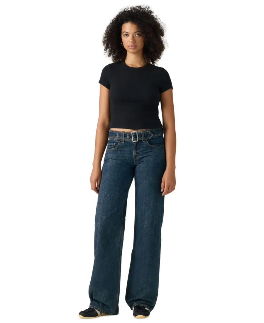 Джинсы свободные с заниженной талией и ремнем Levi's, Silver Lode — фото 4