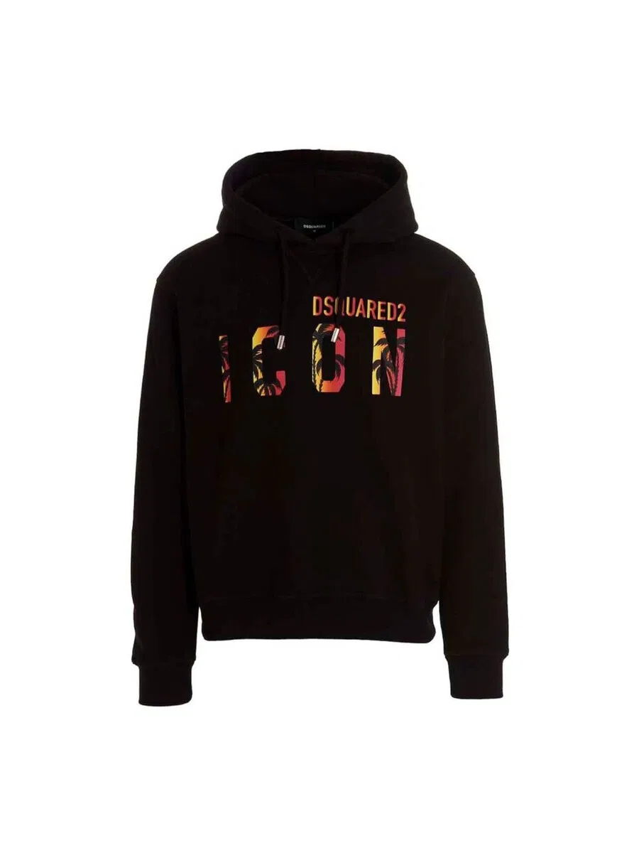 Толстовка DSQUARED2 черного цвета