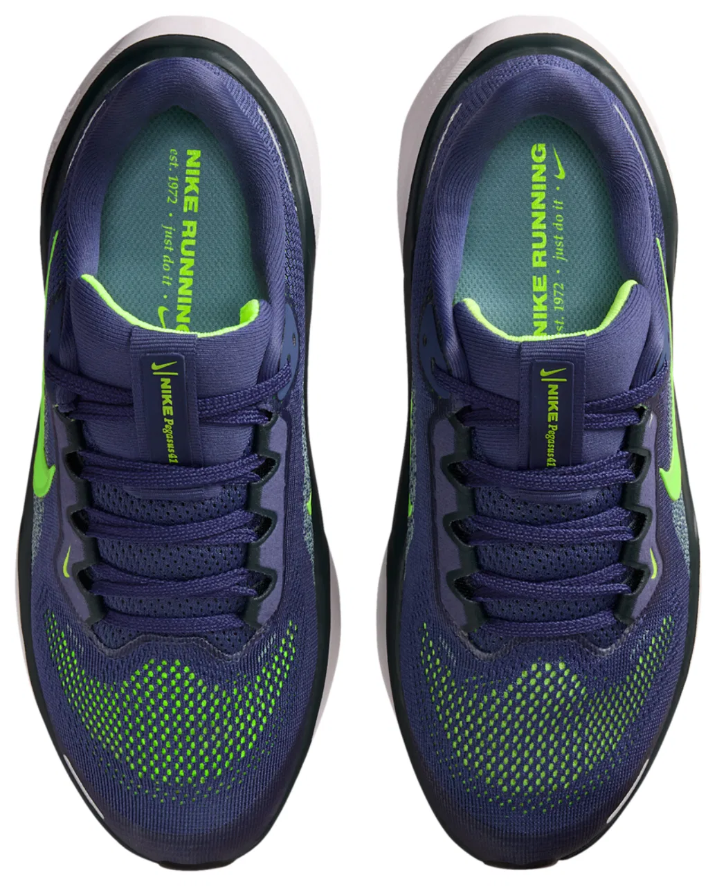 Кроссовки для мальчиков Air Zoom Pegasus 41 Nike, цвет Sanded Purple/Volt/Seaweed — фото 4