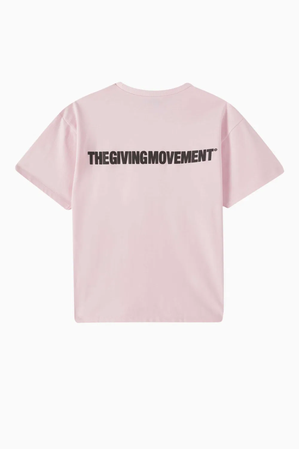 Футболка оверсайз из органического хлопка The Giving Movement, розовый — фото 2