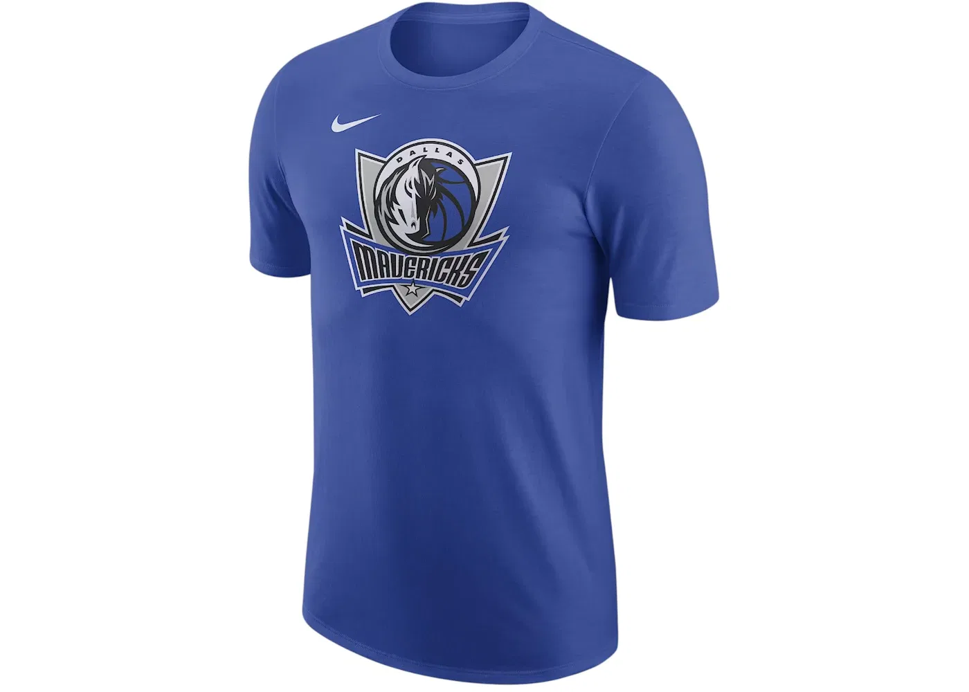 Мужская футболка с принтом Dallas Mavericks Nike, синий/белый