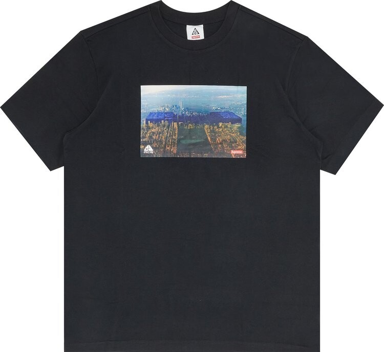 

Футболка Supreme x Nike ACG Grid Tee 'Black', черный