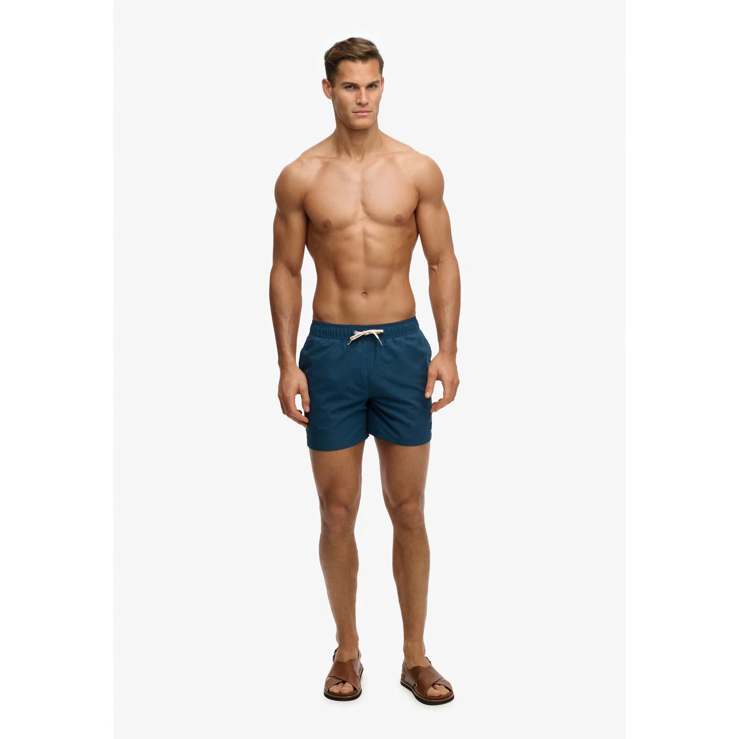 Мужские плавки с вышитым логотипом Superdry, Blue — фото 3