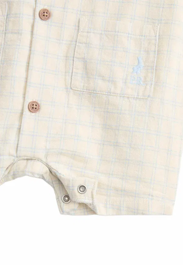 Комплект из комбинезона и боди с животными Peter Rabbit Marks & Spencer, cream mix — фото 2