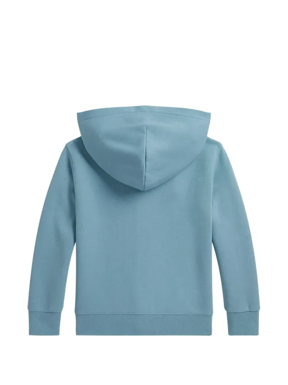 Толстовка на молнии с вышитым логотипом Polo Ralph Lauren Kids, синий — фото 2