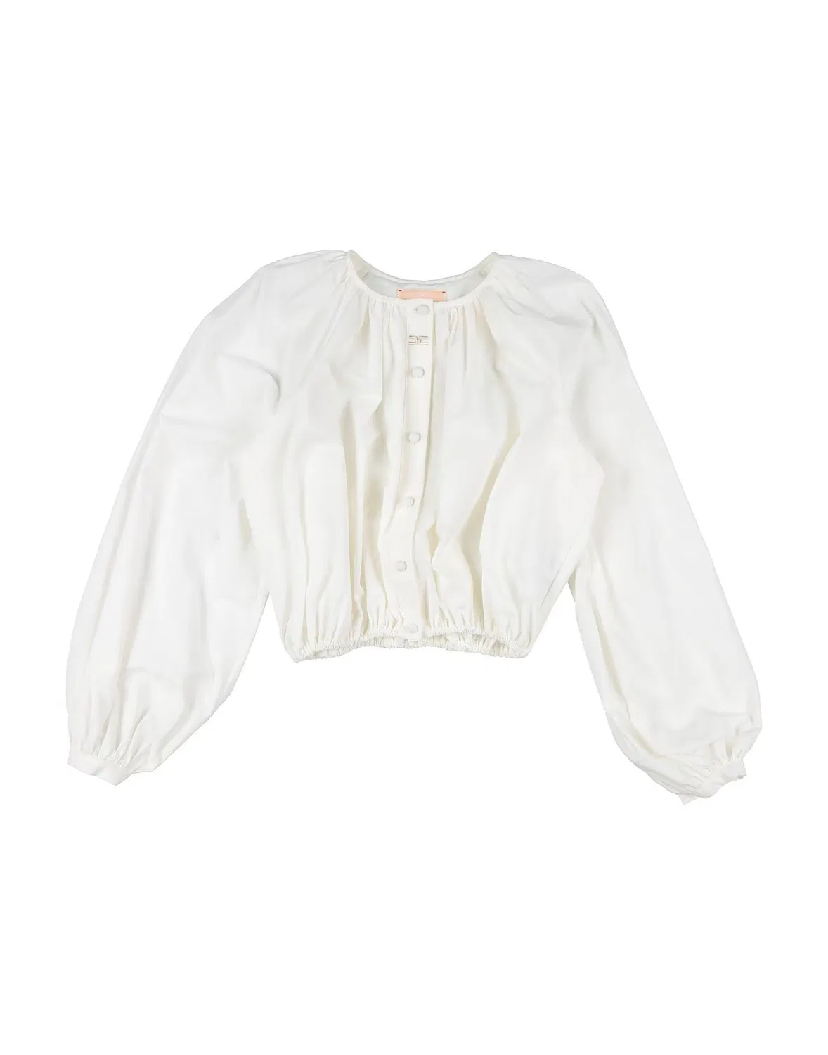 Рубашка с длинным рукавом Elisabetta Franchi, айвори