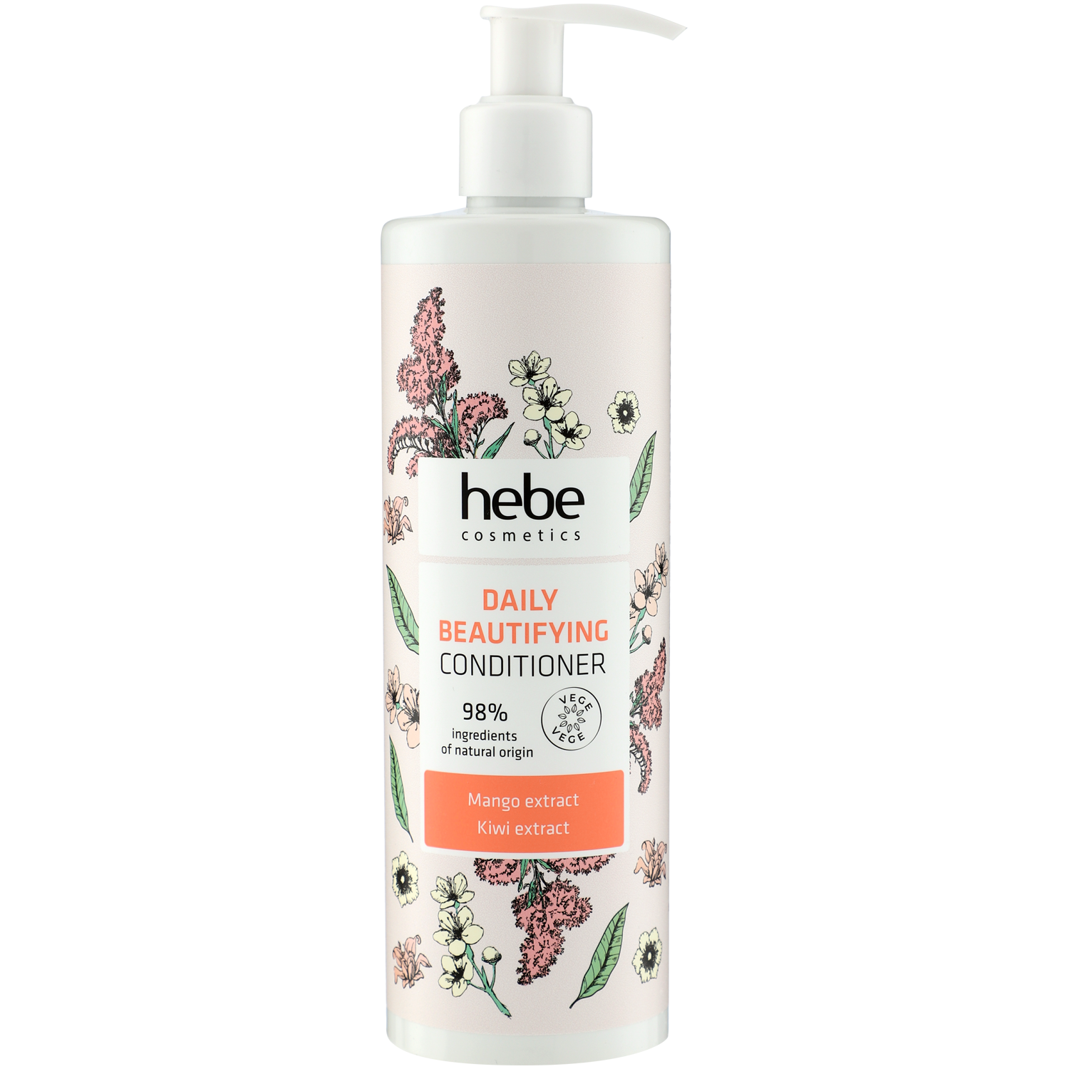 Hebe Cosmetics Daily Beautyfying Conditioner кондиционер для волос для ежедневного использования, 380 мл - фото