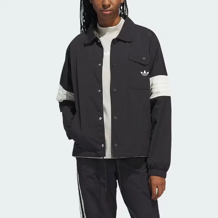 Куртка-тренч с принтом Originals 3 Adidas, черно-белый — фото 4