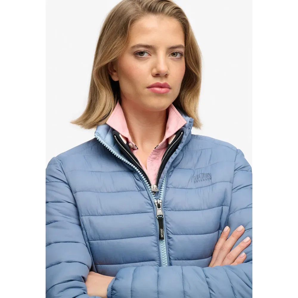 Куртка утепленная Fuji Lite Superdry, синий — фото 4