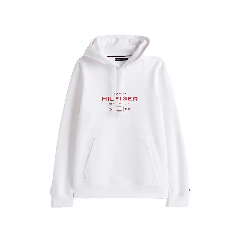 Худи Tommy Hilfiger Oval Graphic, белый — фото 3