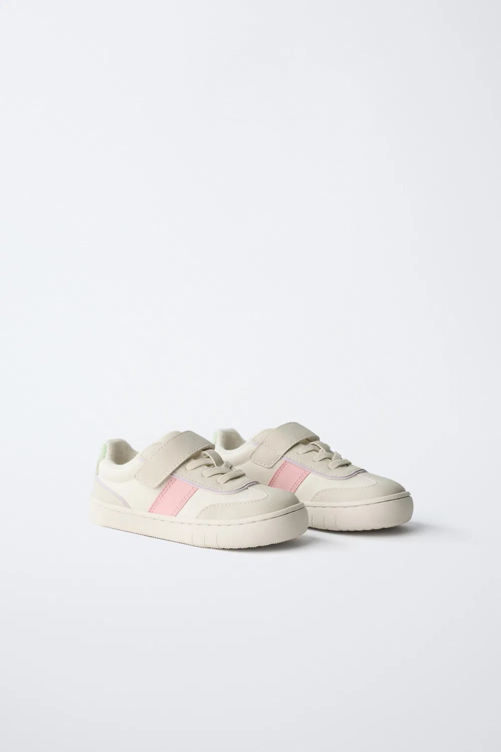 Контрастные кеды для ходьбы босиком ZARA, White — фото 2