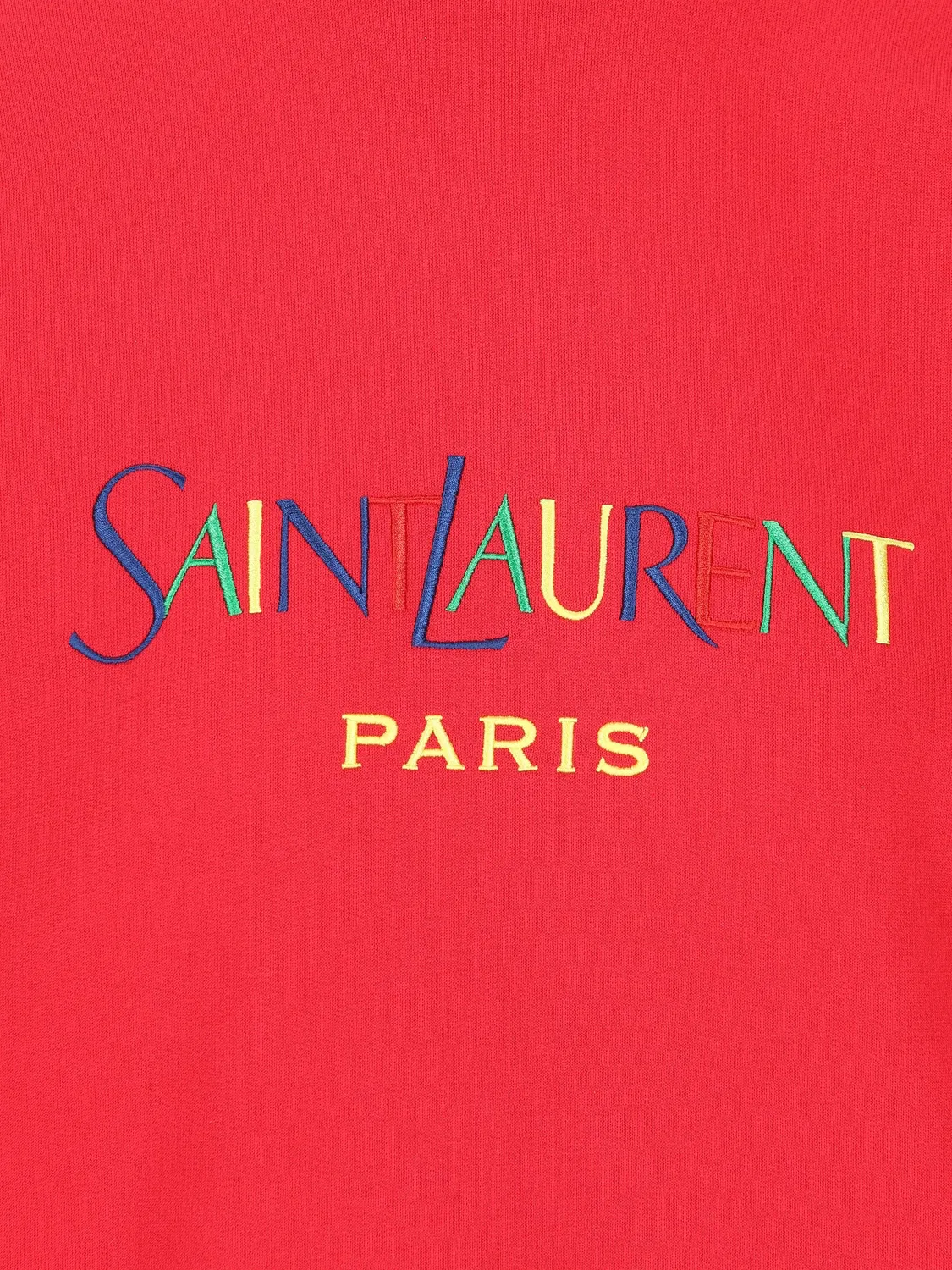 Толстовка Saint Laurent Paris, красный — фото 3