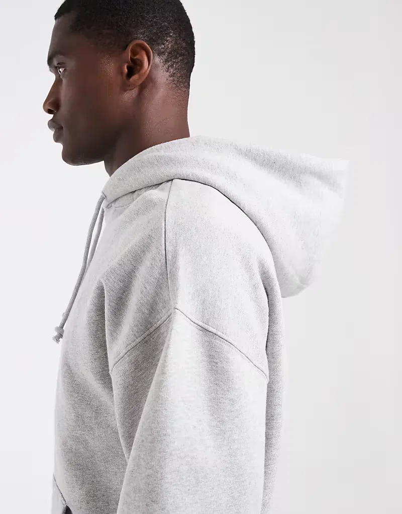 Худи authentic Levi's, серый — фото 4