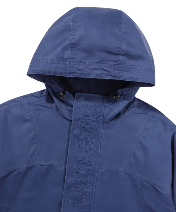 Ветрозащитная куртка Signature Windbreaker, Superdry, темно-синий — фото 3