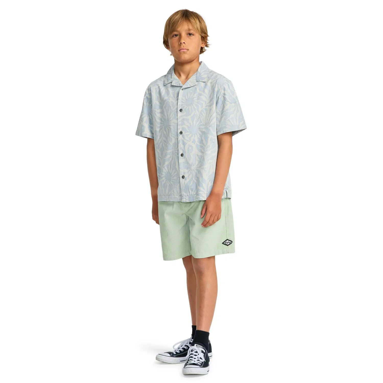 Детские шорты из вельвета Larry Cord Billabong, Verde — фото 3