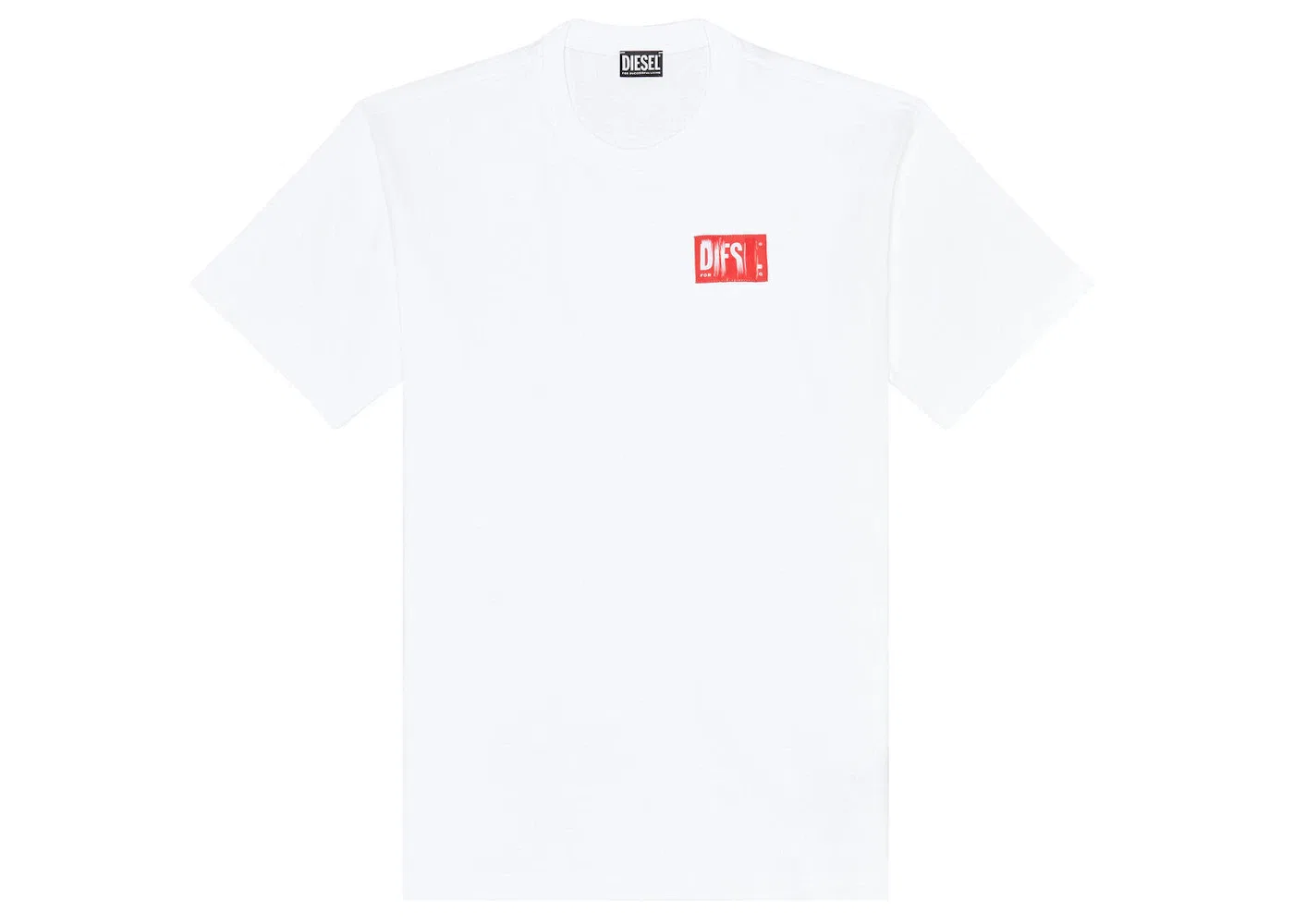 Мужская футболка с принтом T-NLABEL Diesel, White