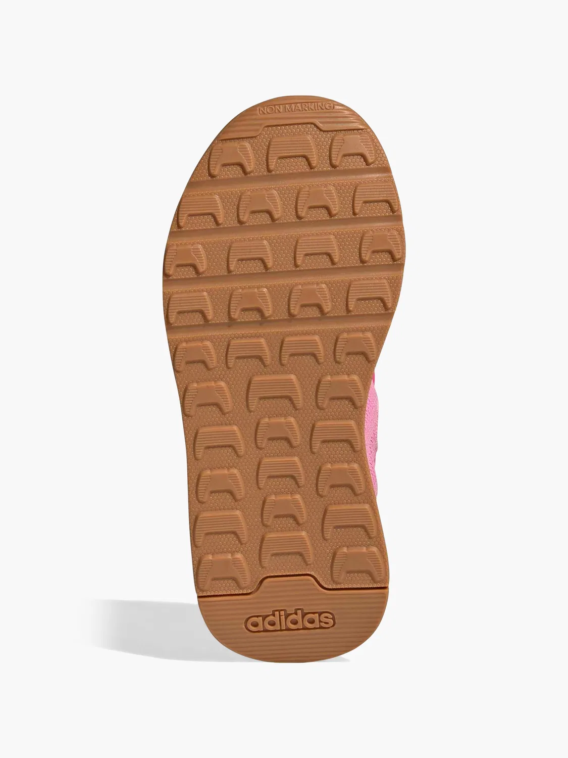Детские кроссовки на липучке Adidas TENSAUR SWITCH CF C, розовый — фото 4