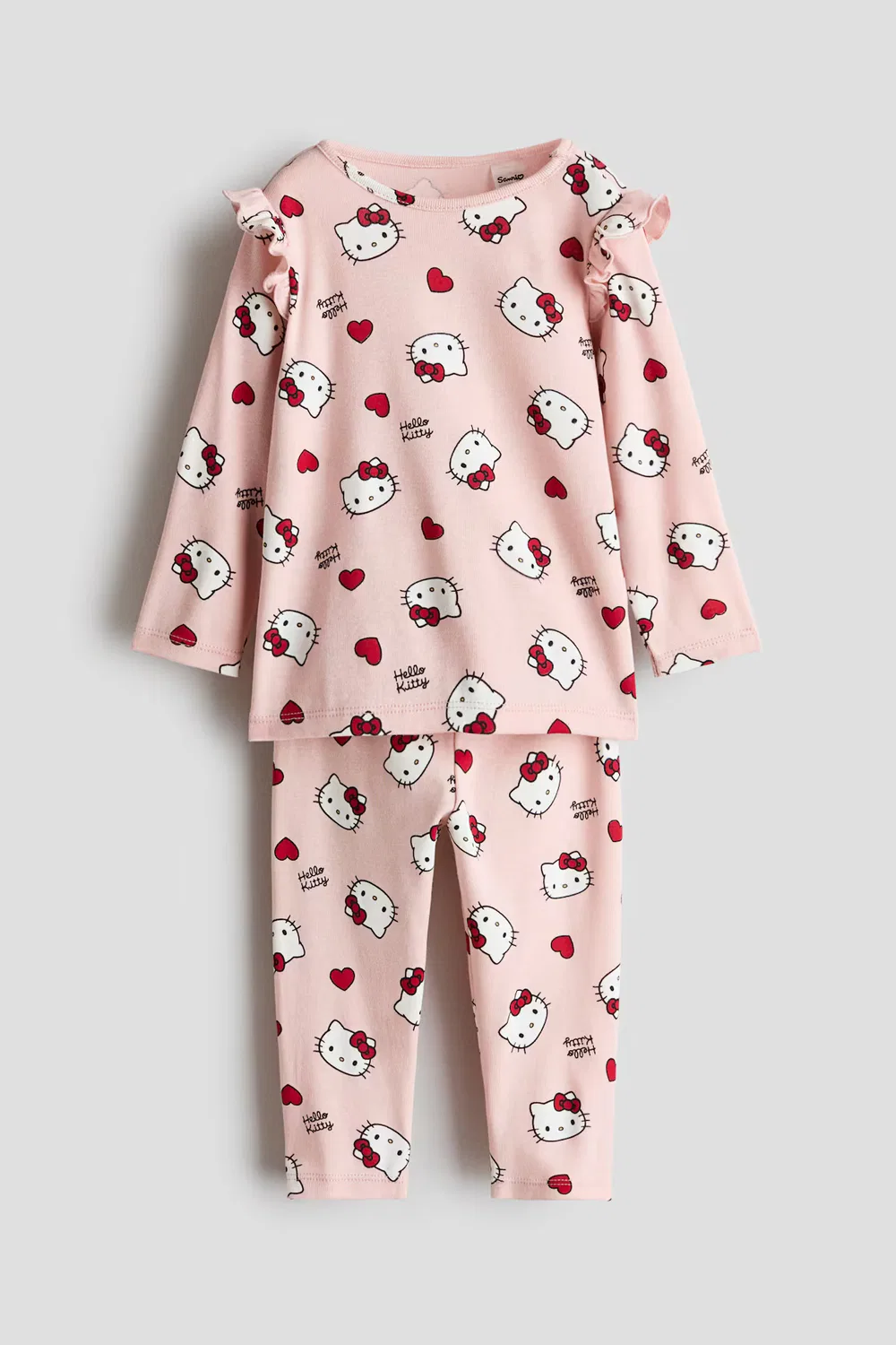 Пижама с принтом H&M, Hellrosa/Hello Kitty