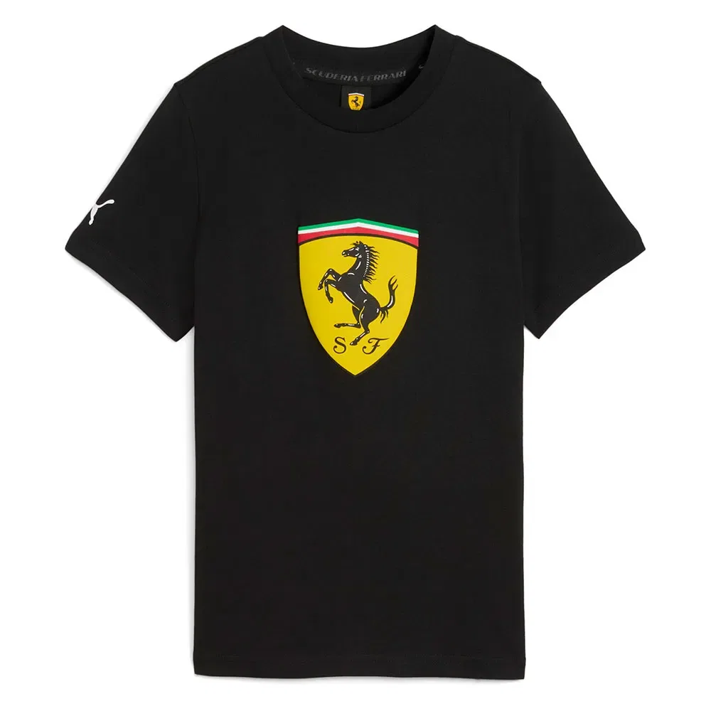 Футболка с коротким рукавом Ferrari Big Shield Puma, черный