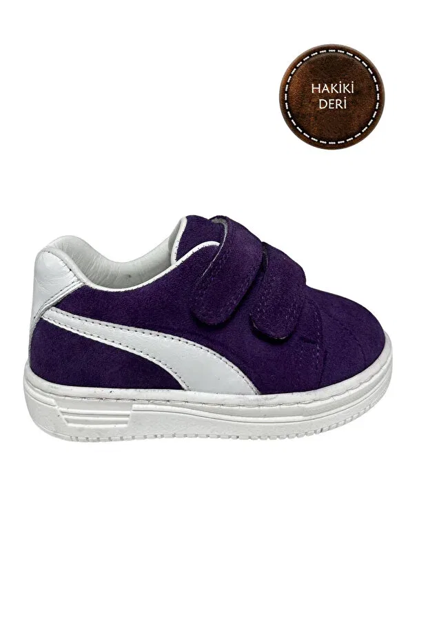 Детские туфли для девочек с коротким каблуком Şenler Bebe World Kids, Purple-White