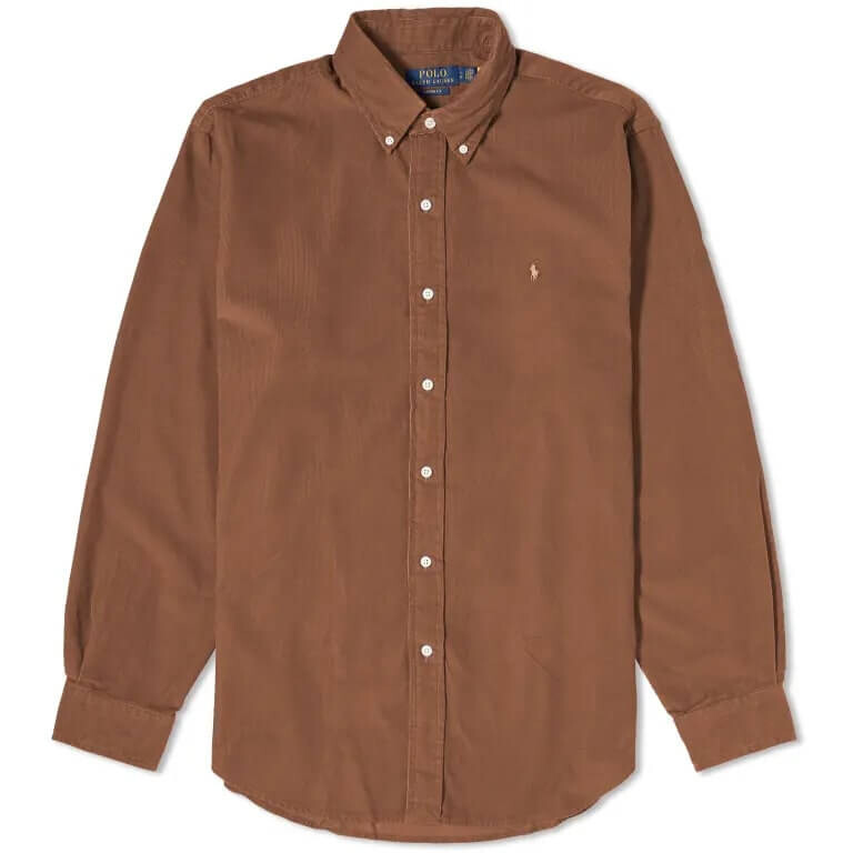 

Рубашка Polo Ralph Lauren Corduroy Button Down, коричневый