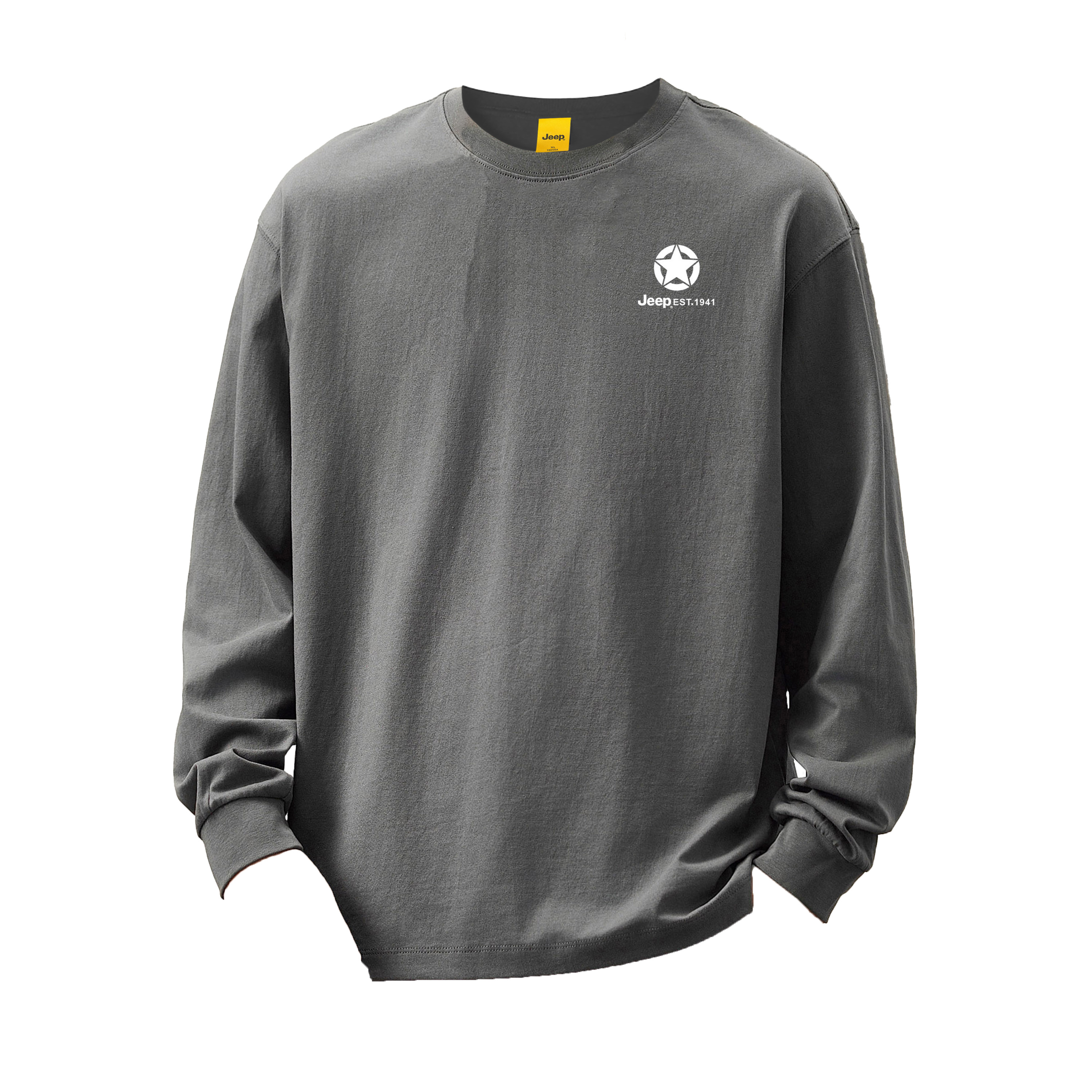 

Футболка с длинным рукавом Unisex Jeep, темно-серый