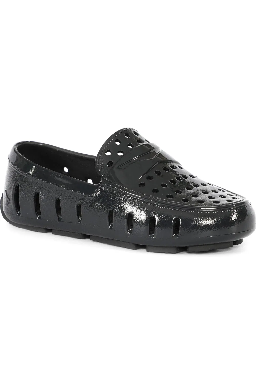 Детские водонепроницаемые туфли Prodigy FLOAFERS, Black Patent/Black