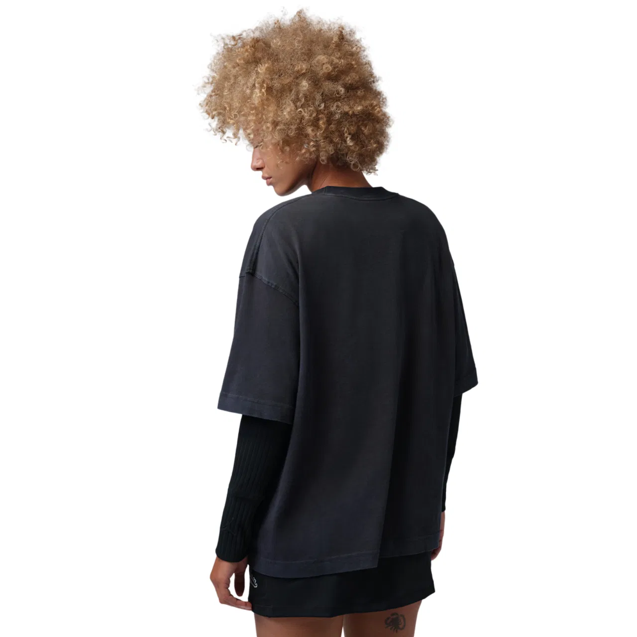Женская футболка свободного кроя Jordan Brooklyn GF GFX Tee, Jordan, Off Noir — фото 2